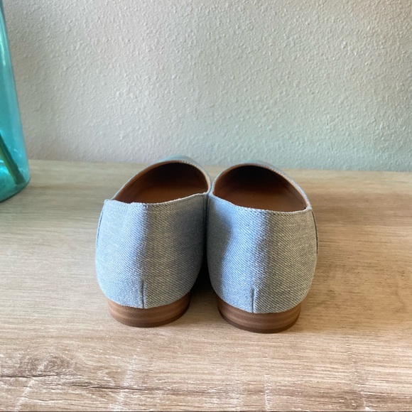 Lucky Brand Bylando Denim Pointy Flats - Picture 6 of 7